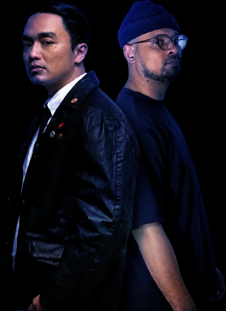 Dipha Barus and KC Jones arriving on Day 1 of Carnaval of Screams: The Arrival